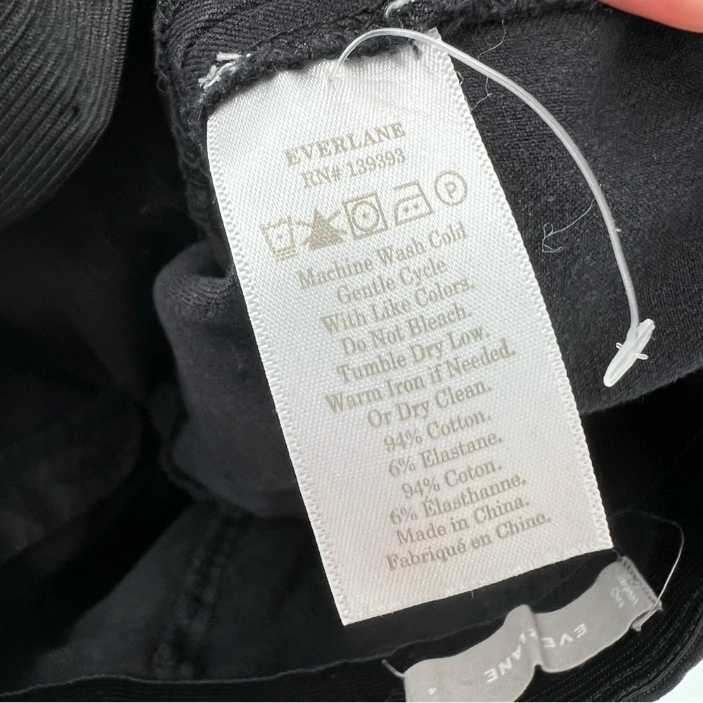 Everlane‎ Navy Straight Leg Ankle Trouser